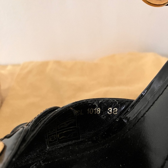 LOUIS VUITTON PATENT LEATHER WEDGES - Picture 12 of 15